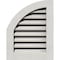 Ekena Millwork Quarter Round Top Left, Western Red Cedar Gable Vent w/1" x 4" Flat Trim Frame, 06"W x 32"H GVWQL06X3201RFPWR - alternate 1